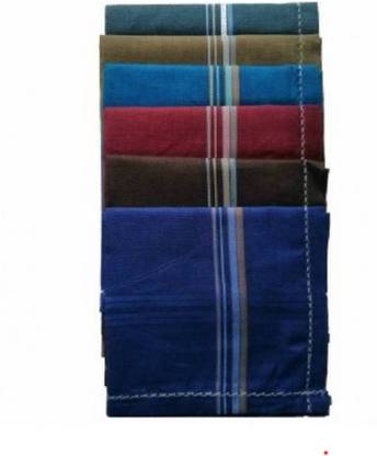riseabove Multicolour cotton handkerchief (pack of 12) for men ["Multicolor"] Handkerchief