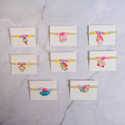 ilearnngrow Bracelet Rakhi ["Multicolor"] Handkerchief