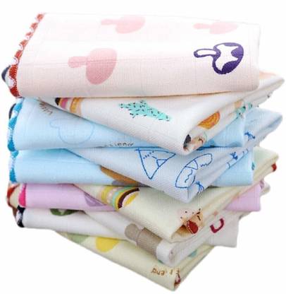 pink shimmer Double Layered Cotton ["Multicolor"] Handkerchief