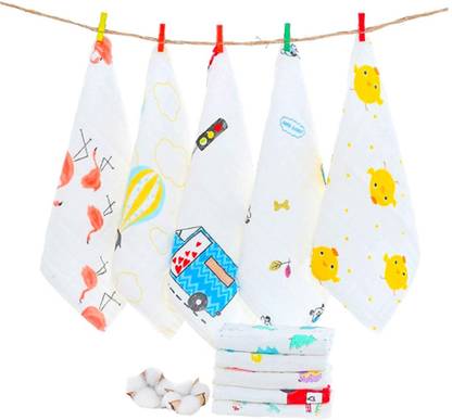 Khillayox Face Towel/Handkerchief/Rumal for Women's, Kids and Newborn Babies ["Multicolor"] Handkerchief