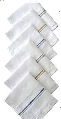 riseabove 6 ROOMAL WHITE CHCK ["White"] Handkerchief