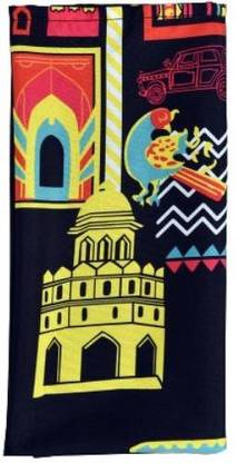 Rumal Wala Satin Neon ["Multicolor"] Handkerchief