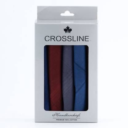 CROSSLINE 100% COMBED COTTON HANDKERCHIEF ["Multicolor"] Handkerchief