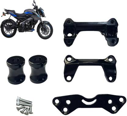 Vagary Complete Handle Riser Conversion Kit for Bajaj NS 200 Clip-on Handle Bar