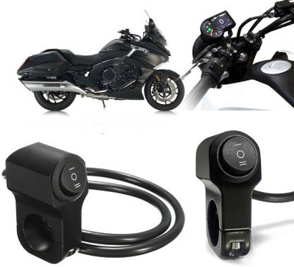 AUTO PEARL Aluminum Alloy Motorcycle Handlebar Headlight Switch 12V for K 1600 Clip-on Handle Bar