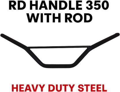 EAZ RD 350 Handle Bar Black Wth Rod for RE Handle Bar