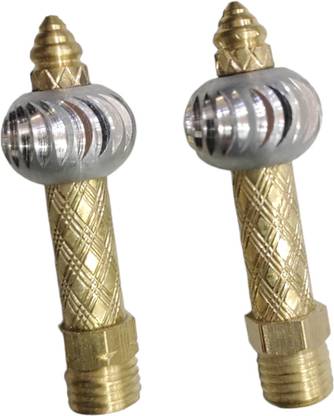 Golden Fox Brass heavy Diamond Cut Bike Yolk Handle Bar Styling SILVER AND GOLDEN Handle Bar