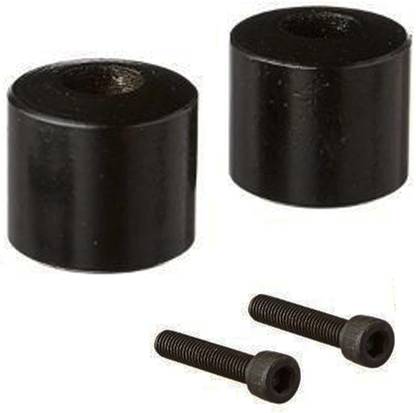 Chinkraft Black Handlebar End Weights with Bolts (BS3/BS4) Handle Bar