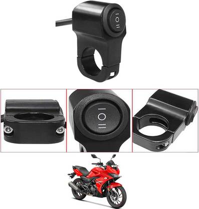MATIES Single Handlebar Switch Aluminum CNC Waterproof Power Off For select-model Handle Bar Donut For Universal For Bike Universal For Bike