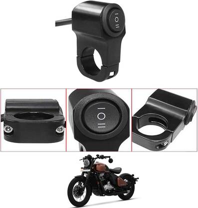 MATIES Single Handlebar Switch Aluminum CNC Waterproof Power Off For Jawa-42-Bobber Handle Bar Donut For Universal For Bike Universal For Bike