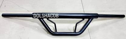 Bullkartzone Stylish Handlebar Custom Made Curved Pipe/Handle Bar Rod Black for Royal Enfield Thunderbird 350 Model Handle Bar