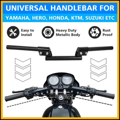 ASRYD Motorcycle Universal For All Bike Fit Modification Good Quality Handle Bar