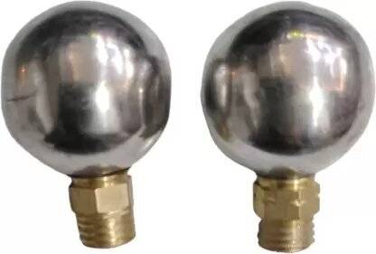 Bullkartzone Brass Bike BALL Yolk Handle Bar Styling silver AND GOLDEN Handle Bar