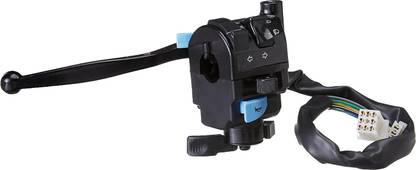 UNO MINDA SW-0251B HB Switch Lever Assembly (Left Side) With Kick Start for TVS Star City Handle Bar