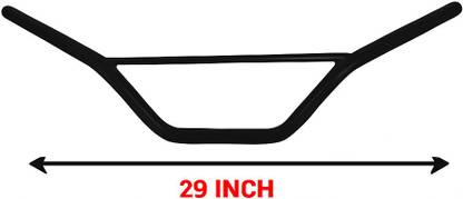 EAZ RD 350 Handle Bar Black Wth Rod for RE Handle Bar