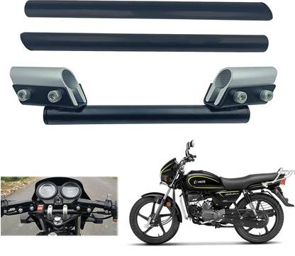 SRPHERE Silver Handle Handlebar Drag Bar Bike Handle Type HERO SPLENDOR Handle Bar
