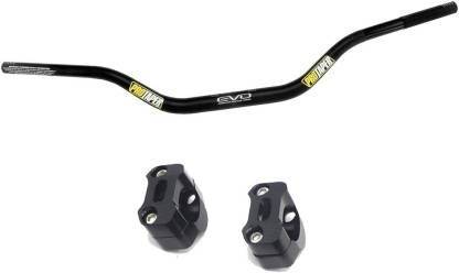 way2gmart Aluminum Alloy Universal Protaper Handlebar Fat Bat wtih Pair Clamps Handle Bar