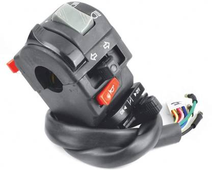 UNO MINDA Handle Bar Switch (Left Side) with Kick Start For Yamaha YBX (SW-0657) Handle Bar