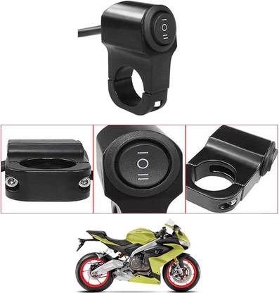 MATIES Single Handlebar Switch Aluminum CNC Waterproof Power Off For Aprilia-RS-660 Handle Bar Donut For Universal For Bike Universal For Bike