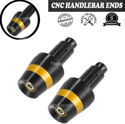 Vagary CNC Handlebar End 7/8" 22mm Universal Aluminum Alloy Handle Bar End Plugs Cap Handle Bar