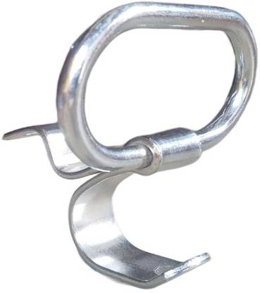 Elco HuBike Pillion Side Lifting Handle with Hook(Silver) Handle Bar