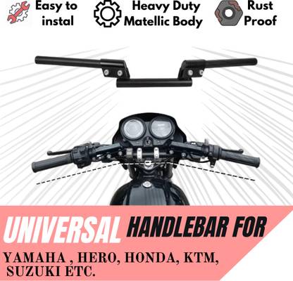 SHOWRIDE Motorcycle Stylish For All Universal Bike Fit 3 Pipe Handlebar Good Quality Handle Bar