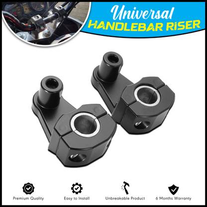 MIKANIX Universal Handlebar Riser/Raiser Handle Clamps Riser For All Bikes Handlebar Riser Kit