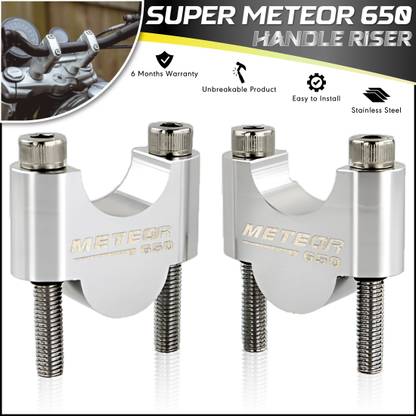 OBEROI'S TRADERS Super Meteor 650 Bike Handlebar Riser | Handle Height Raiser | Comfort & Control Handlebar Riser Kit