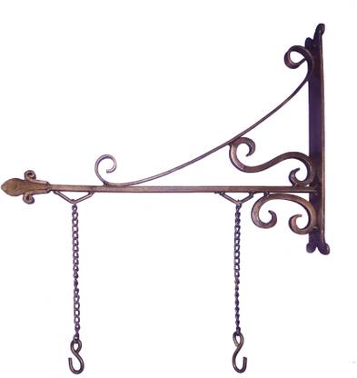 MCD Chain Hanger Bracket for Designation Name Plates.(Copper Antique Finish) Handrail Bracket