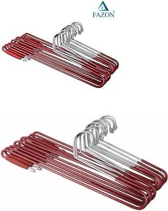 FAZON Steel Saree Pack of 20 Hangers For Saree