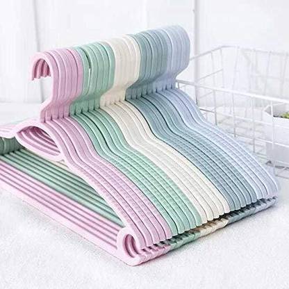 MadOverHangers All purpose hanger for clothes Plastic Dress Pack of 10 Hangers For Dress