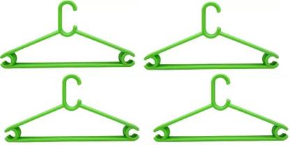 3Sixty Universal Plastic Shirt Pack of 20 Hangers For  Shirt