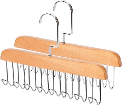 Vastra Wooden Belt Pack of 2 Hangers For  Belt