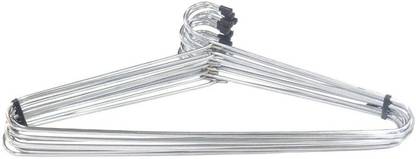 kdtraders High Quality 12pc for Pant,Trouser,Tshirt etc Steel Shirt Pack of 12 Hangers For  Shirt