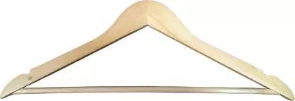 Anil Real Wooden Hanger Extra Strong Wooden Hangers For Suits PACK OF 3 Wooden Shirt Hanger For  Shirt
