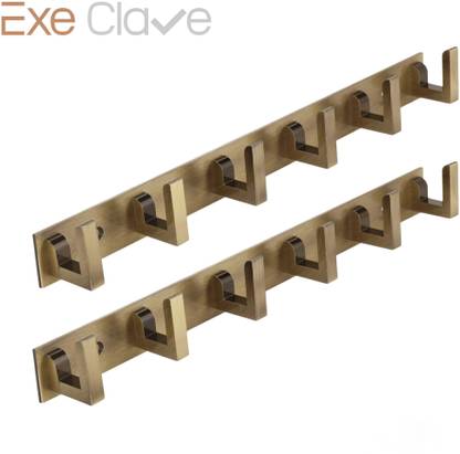 EXECLAVE Antique -L - Shape Door Hook Hanger' Clothe hanger & Key Hanger Set Of 01 Pcs Steel Dress Pack of 2 Hangers For  Dress
