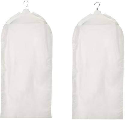 IKEA Digital Shoppy Clothes Cover, Set of 3, Transparent White, Bedside Organizer