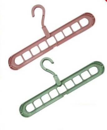 Manav 9 Hole, 360º Rotatble Space saving Magic Hanger HGx1050 1 Door Hanger