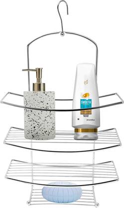 anko 3 Tier Chrome Plated Rust-Proof Bathroom Organizer- 9 (H) x 26 (W) x 11.5 (D)cm Shower Caddy Organizer
