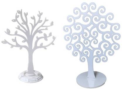 MOREL TREE DESIGN EARRING STAND WITH 29 & 31 HOLE 2 DIFFERENT SHAPE EARRING HOLDER Jewellery Organizer