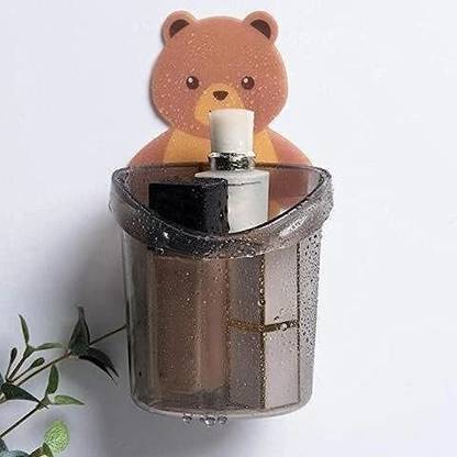 Radha Self-Adhesive Teddy Design Stand for Brush,Paste, Comb, Brush, Cream etc x1.1153