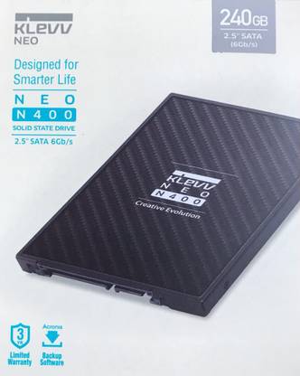 akshat infosystem 240gb klevv neo n400 2.5 sata ssd Hard Disk Skin