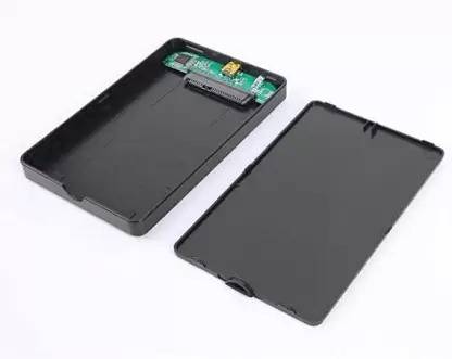 ULTRABYTES USB C Hard Drive Enclosure, USB C 3.1 Gen 2 to SATA Adapter 2.5 inch Shock Resistant Hard Disk Enclosure Disk Case