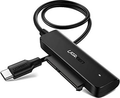 Ugreen 70610, SATA To USB C Adapter Cable For SATA III UASP Thunderbolt 3 2.5 inch Shock Resistant Water Proof Hard Drive Enclosure