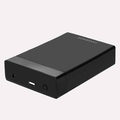 Hammok EMILY 2 in 1 USB 2.0 External HDD Casing for 2.5 inch and 3.5 inch Shock Resistant HDD Enclosure Case