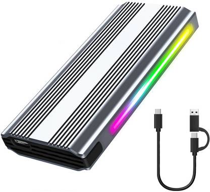 Zorbes M.2 NVME SSD Enclosure, High-Speed 10Gbps USB-C 3.1 Gen 2 SSD Case, Aluminum 3.5 inch Shock Resistant Water Proof ssd enclosure