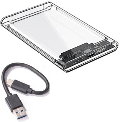TERABYTE 2.5" SATA SSD Casing - Type-C External Hard Drive/Case Cover 2.5 inch Type C Casing