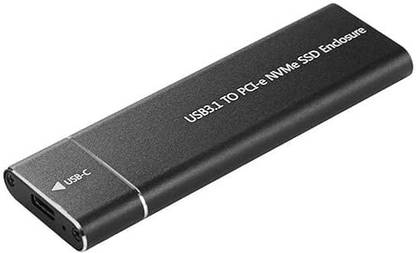 VOOCME NVME SSD Enclosure M.2 NVME to USB C Adapter, USB 3.1 Gen 2 2.5 inch SSD Enclosure