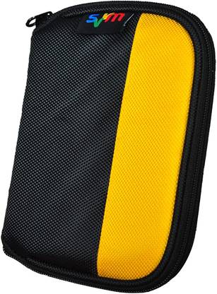 SVVM External Hard Disk Cover Case 2.5 inch Shock Resistant HDD Pouch V42-Yellow