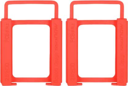 Paruht ( 2 pcs ) Fiber Screwless 2.5 inch 3.5 inch SSD Sata Hard Drive Mounting Bracket 2.5 inch Internal Hard Drive 2.5" and 3.5" Bay